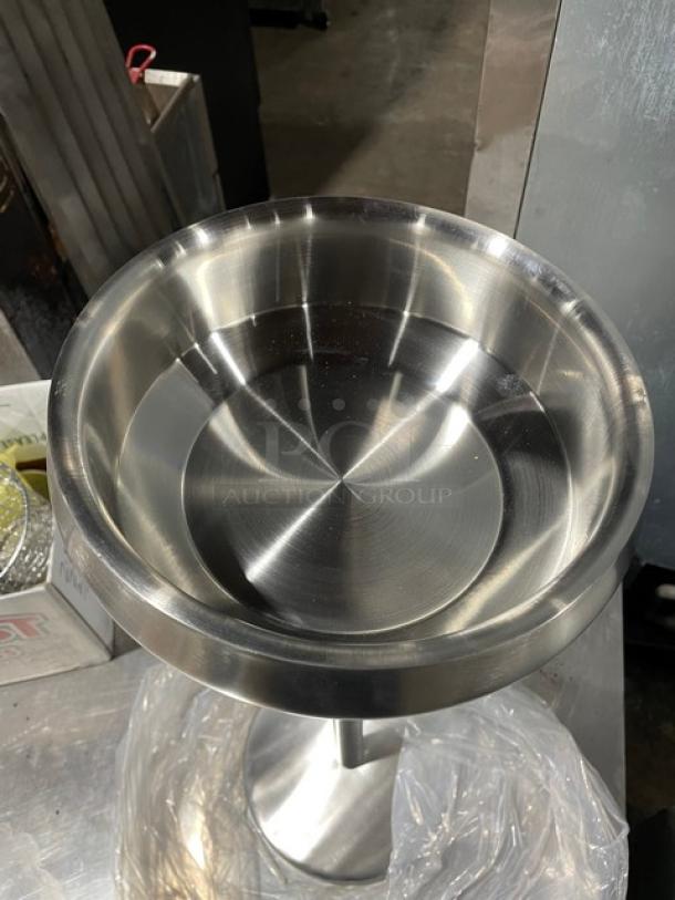 New In The Box! Steelite International Commercial Stainless Steel 10.25"x9.5"x28" Wine Bucket Stands! Model: 7600CV041! 28X Your Bid! - Image 8 of 9
