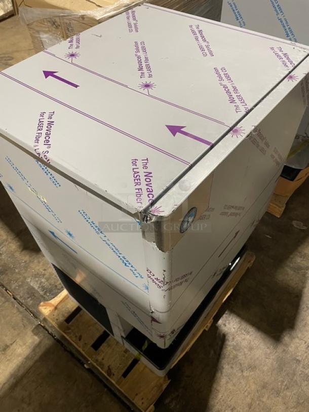 New! Scratch-N-Dent! Hoshizaki Commercial Stainless Steel Opti-Serve Countertop Nugget Ice Making Machine! With Water Dispenser! Model: DCM-300BAH-OS SN: N03536C! 115V 1 Phase! - Image 10 of 12