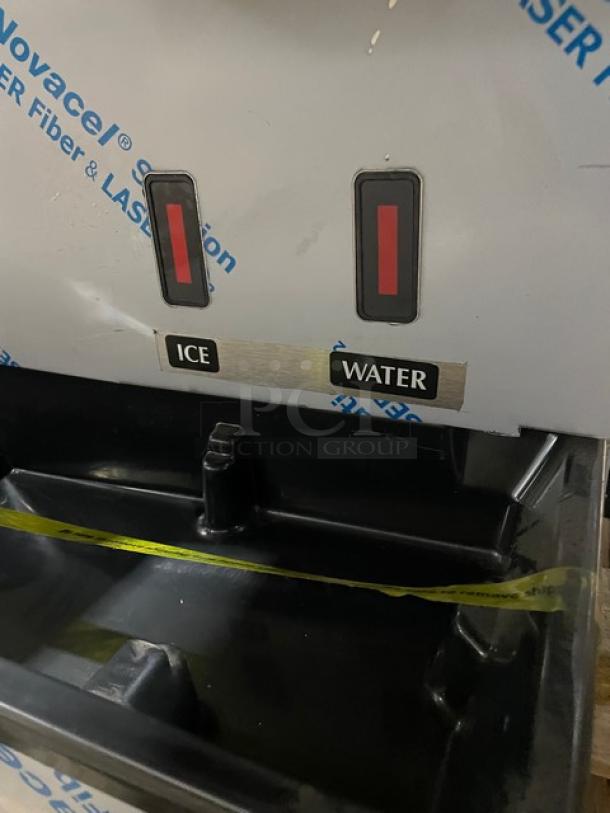 New! Scratch-N-Dent! Hoshizaki Commercial Stainless Steel Opti-Serve Countertop Nugget Ice Making Machine! With Water Dispenser! Model: DCM-300BAH-OS SN: N03536C! 115V 1 Phase! - Image 12 of 12