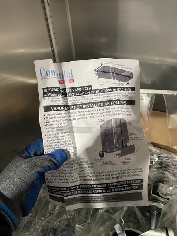 Brand New! Continental Commercial Stainless Steel Solid 2 Door Reach-In Refrigerator! With Poly Coated Wire Racks! With Door Locks & Keys! Model: 2RN SN: 16223951! 115V 1 Phase! With Casters! - Image 8 of 13