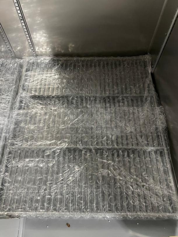 Brand New! Continental Commercial Stainless Steel Solid 2 Door Reach-In Refrigerator! With Poly Coated Wire Racks! With Door Locks & Keys! Model: 2RN SN: 16223951! 115V 1 Phase! With Casters! - Image 9 of 13