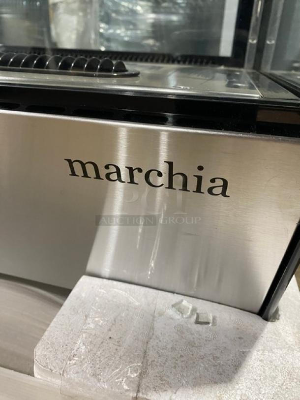 New! Scratch-N-Dent! Marchia Commercial Stainless Steel 48" Countertop Refrigerated Straight Glass Bakery Display/Showcase! With LED Lighting! With Adjustable Wire Rack! With Rear Sliding Glass Doors! Model: MDC260-ST! 110-120V! - Image 9 of 10