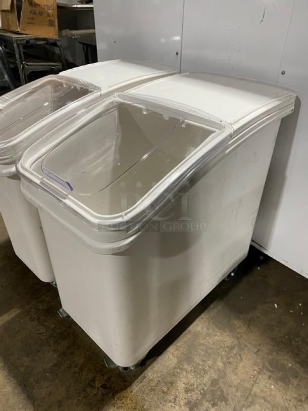 New! Scratch-N-Dent! Jiwins High Quality 102L Mobile Ingredient Storage Bins! With Scoopers! Model: JW-S102! On Casters! 2X Your Bid! - Image 2 of 10