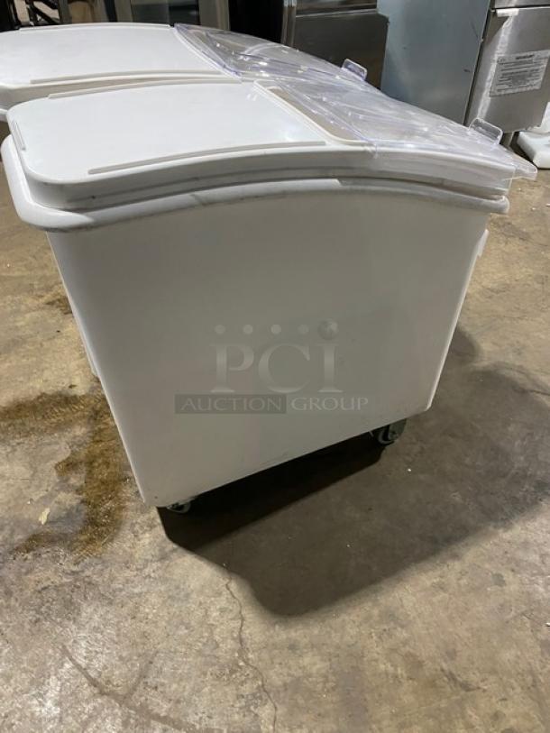 New! Scratch-N-Dent! Jiwins High Quality 102L Mobile Ingredient Storage Bins! With Scoopers! Model: JW-S102! On Casters! 2X Your Bid! - Image 4 of 10