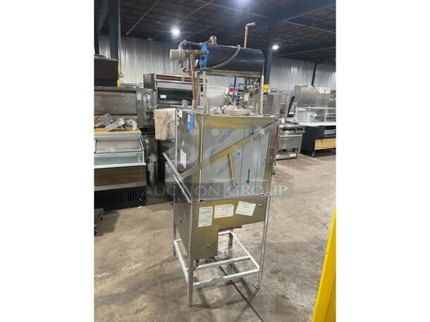 New! Insinger! 2022! Energy Star Commercial Stainless Steel Automatic Door Type, Single Tank Scullery Machine/Passthrough Dishwasher! With Tank! Model: 50-20N2-NSU! 440V 3 Phase! - Image 2 of 9