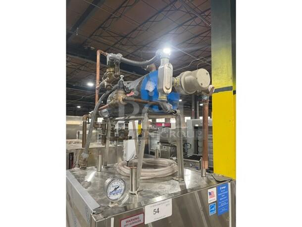 New! Insinger! 2022! Energy Star Commercial Stainless Steel Automatic Door Type, Single Tank Scullery Machine/Passthrough Dishwasher! With Tank! Model: 50-20N2-NSU! 440V 3 Phase! - Image 7 of 9