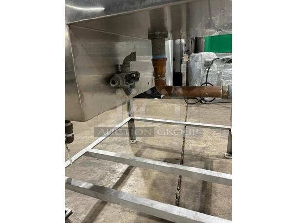 New! Insinger! 2022! Energy Star Commercial Stainless Steel Automatic Door Type, Single Tank Scullery Machine/Passthrough Dishwasher! With Tank! Model: 50-20N2-NSU! 440V 3 Phase! - Image 8 of 9
