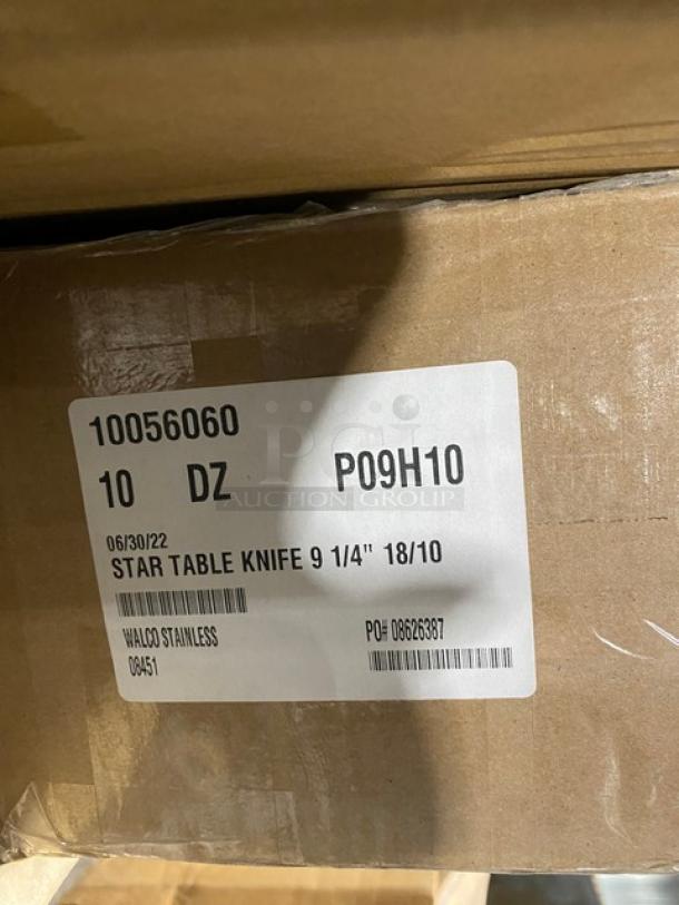 All New In The Box! High Quality Mixed Pallet! Rona Linea Umana Full Bodied 25-3/4oz. White Wine Glasses! With Steelite Walco Edition 18/10 Stainless Steel 9-1/4" Star Table Knifes! With Steelite Walco Edition 18/0 Stainless Steel 7" Freya Dessert Spoons! With Steelite Windsor Supreme Edition 18/0 Stainless Steel 6-1/4" Teaspoons! 15X Your Bid! - Image 5 of 8