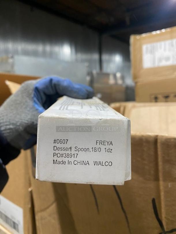 All New In The Box! High Quality Mixed Pallet! Rona Linea Umana Full Bodied 25-3/4oz. White Wine Glasses! With Steelite Walco Edition 18/10 Stainless Steel 9-1/4" Star Table Knifes! With Steelite Walco Edition 18/0 Stainless Steel 7" Freya Dessert Spoons! With Steelite Windsor Supreme Edition 18/0 Stainless Steel 6-1/4" Teaspoons! 15X Your Bid! - Image 7 of 8