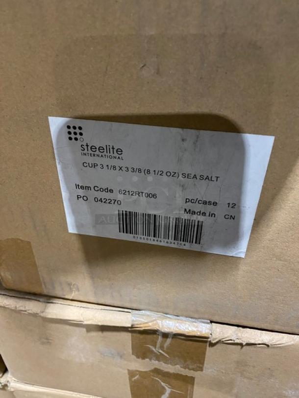 All New in The Box! High Quality Mixed Pallet! Steelite Laguiole Edition 9" Polished Black Finish Stainless Steel Prime Steak Knifes! With Steelite Taste Edition White 10" Coupe Plates! With Steelite Rona, Linea Umana Edition Full Bodied 30-1/2oz. Red Wine Glasses! With Steelite Maham Spice Sea Salt Edition 8.5oz. Cups! With Steelite Rene Ozorio Aura Edition Steelite 33oz. Lidded Porcelain Bowls! With Steelite American Basics Edition 8.5" Plates! With Diversified Ceramics White 6 Hole Escargot Plates! & More! 45X Your Bid! - Image 8 of 9