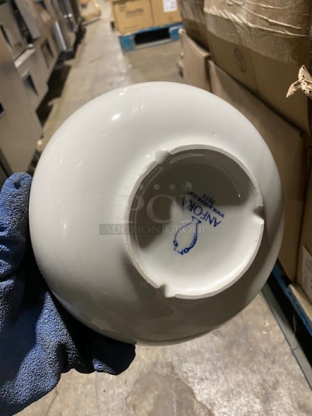 All New In The Box! Steelite American Basics Anfora Edition 7.5" Tiramisu White Coupe Bowls! Model: A100P169! 54X Your Bid! - Image 9 of 11