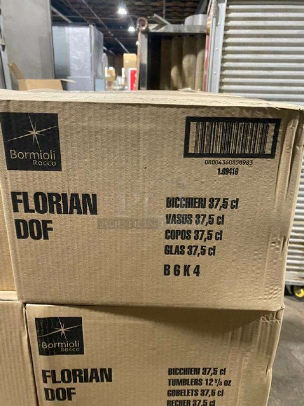 All New In The Box! Steelite Bormioli Rocco Florian Edition 12.6oz. Rocks/Double Old-Fashioned Tumbler Glasses! Model: 49206Q102! 39X Your Bid! - Image 5 of 8