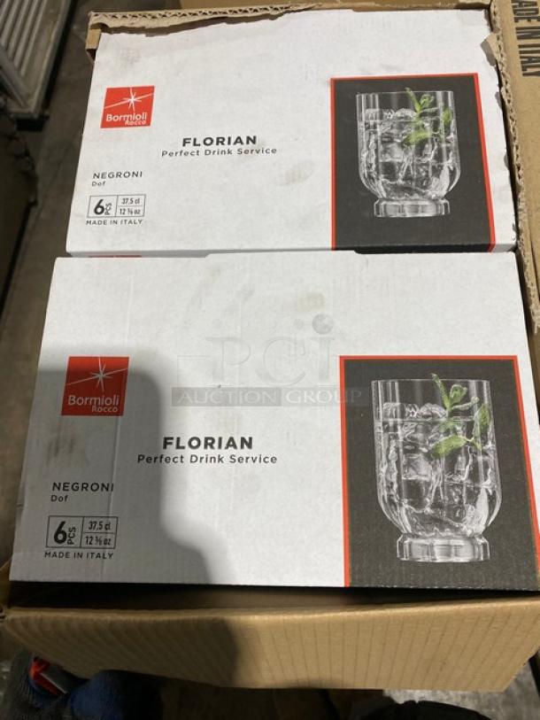 All New In The Box! Steelite Bormioli Rocco Florian Edition 12.6oz. Rocks/Double Old-Fashioned Tumbler Glasses! Model: 49206Q102! 39X Your Bid! - Image 7 of 8