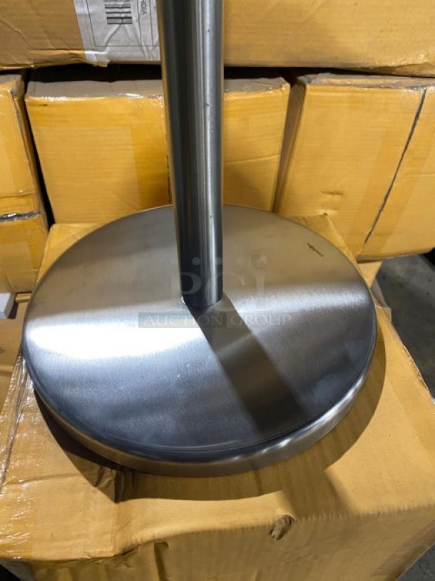 New In The Box! Steelite International Commercial Stainless Steel 10.25"x9.5"x28" Wine Bucket Stands! Model: 7600CV041! 20X Your Bid! - Image 8 of 8