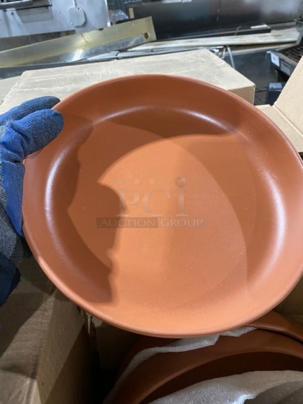 All New In The Box! Steelite Anfora Edition Matte Terracotta 10.5x1.75 (50oz) Ensenada Bowls! Model: B946P277! 19X Your Bid! - Image 7 of 9
