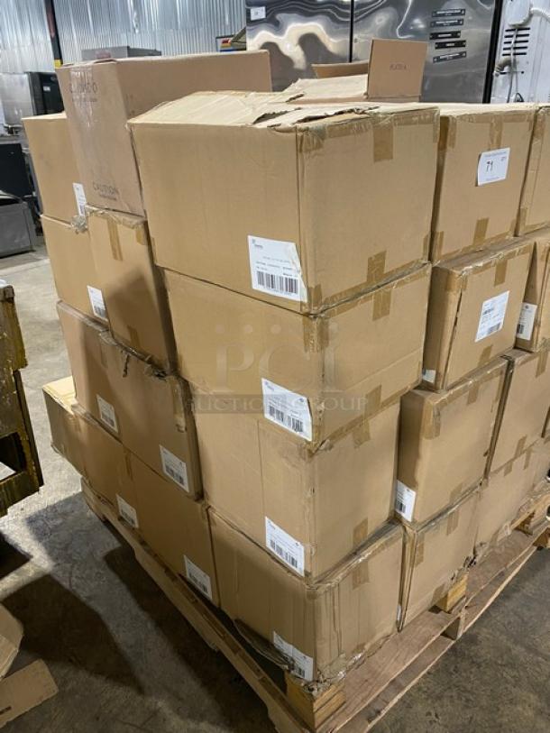 All New In The Box! High Quality Mixed Pallet! Steelite Folio Edition 13oz. Jewel Tumbler Glasses! With Steelite Anfora Edition Sedona Black 7.5" Coupe Plates! 41X Your Bid! - Image 2 of 13