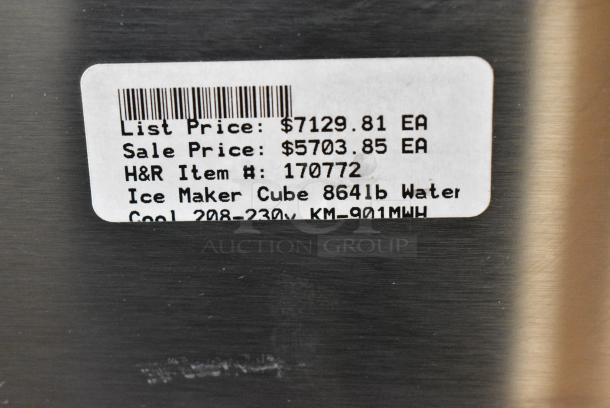 BRAND NEW! Hoshizaki KM-901MWH Stainless Steel Commercial Ice Machine Head. 208-230 Volts, 1 Phase. - Image 4 of 6