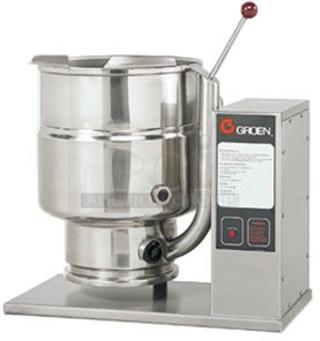 BRAND NEW! Groen TDB-40 Stainless Steel Commercial 40 Quart Electric Countertop Steam Jacketed Kettle