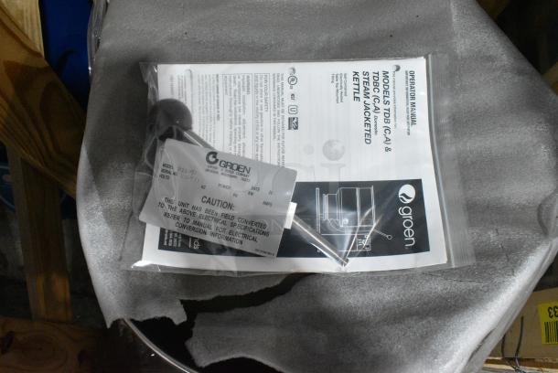 BRAND NEW! Groen TDB-40 Stainless Steel Commercial 40 Quart Electric Countertop Steam Jacketed Kettle - Image 3 of 5