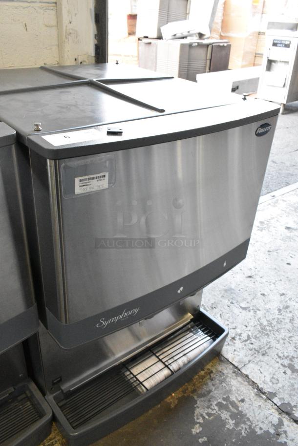 BRAND NEW! 2023 Follett 110CM Stainless Steel Commercial Countertop Symphony Plus Series 110 lb. Manual Fill Countertop Ice and Water Dispenser with Lever Dispensing. 115 Volts, 1 Phase. - Image 3 of 7