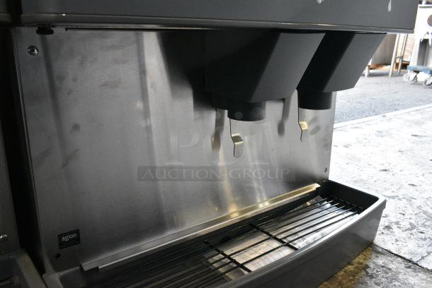 BRAND NEW! 2023 Follett 110CM Stainless Steel Commercial Countertop Symphony Plus Series 110 lb. Manual Fill Countertop Ice and Water Dispenser with Lever Dispensing. 115 Volts, 1 Phase. - Image 4 of 7