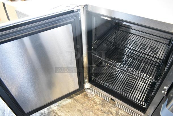 BRAND NEW! Perlick HC24FS4S-00-BLFLR Stainless Steel Commercial Single Door Undercounter Cooler. 115 Volts, 1 Phase. Tested and Working! - Image 3 of 6