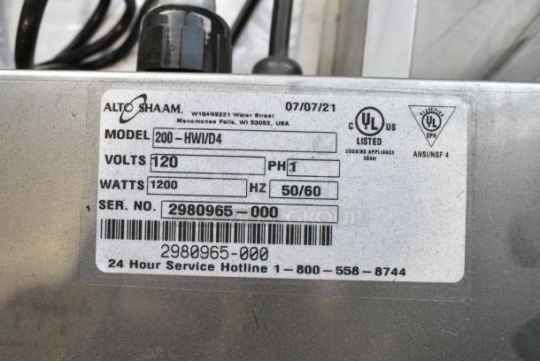 BRAND NEW IN BOX! Alto Shaam200-HWI/D4 Stainless Steel Commercial 2 Well Steam Table Drop In. 120 Volts, 1 Phase. Tested and Working! - Image 2 of 7