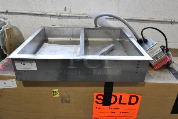 BRAND NEW IN BOX! Alto Shaam200-HWI/D4 Stainless Steel Commercial 2 Well Steam Table Drop In. 120 Volts, 1 Phase. Tested and Working! - Image 3 of 7