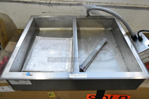 BRAND NEW IN BOX! Alto Shaam200-HWI/D4 Stainless Steel Commercial 2 Well Steam Table Drop In. 120 Volts, 1 Phase. Tested and Working! - Image 4 of 7
