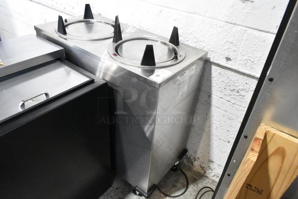 BRAND NEW! Dinex DXPIDPH2E1200 Stainless Steel Commercial 2 Well Plate Return on Commercial Casters. 120 Volts, 1 Phase. Tested and Working! - Image 2 of 6