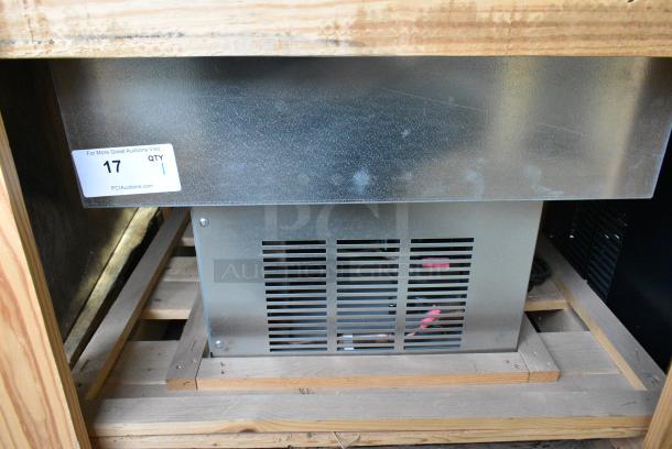 BRAND NEW IN CRATE! Silver King SKEDI23-TL-1-BA1 Stainless Steel Commercial Drop In Ice Cream Merchandiser. 115 Volts, 1 Phase. Tested and Working! - Image 4 of 9