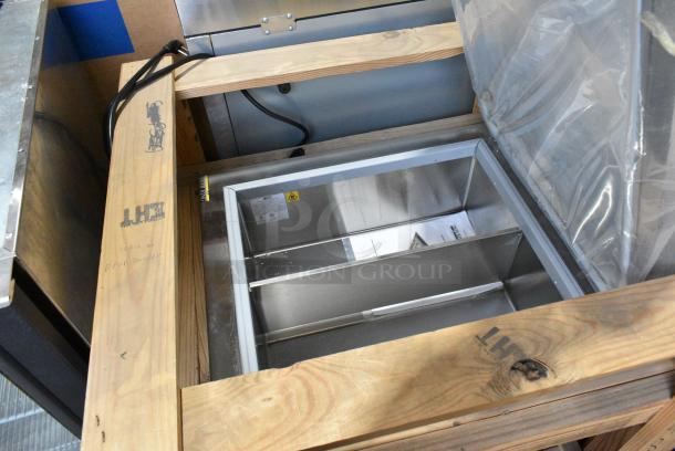 BRAND NEW IN CRATE! Silver King SKEDI23-TL-1-BA1 Stainless Steel Commercial Drop In Ice Cream Merchandiser. 115 Volts, 1 Phase. Tested and Working! - Image 6 of 9