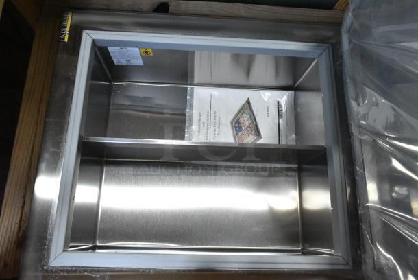 BRAND NEW IN CRATE! Silver King SKEDI23-TL-1-BA1 Stainless Steel Commercial Drop In Ice Cream Merchandiser. 115 Volts, 1 Phase. Tested and Working! - Image 7 of 9