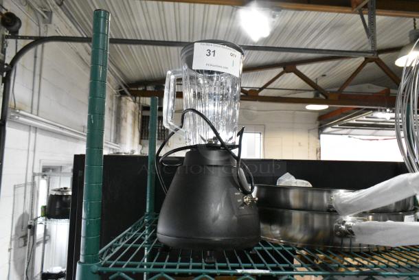 BRAND NEW SCRATCH AND DENT! Galaxy 177GB440 1/2 hp Bar Blender with Toggle Controls and 44 oz. Polycarbonate Container. 120 Volts, 1 Phase. - Image 1 of 3