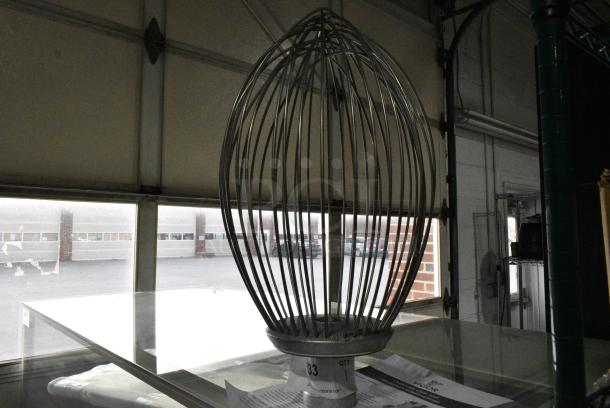 BRAND NEW SCRATCH AND DENT! Metal Commercial Whisk Attachment for Hobart Mixer - Image 1 of 1