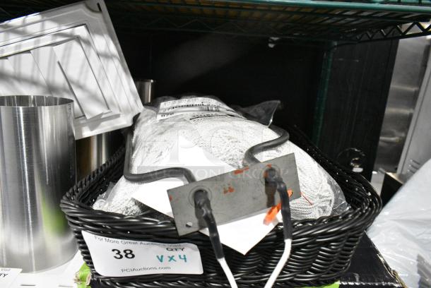 4 BRAND NEW SCRATCH AND DENT! Items Including 2 274GPPH6L2SX Noble Products Extra-Large 10-Brush Set for GP1250 Glass Genie, HP00960562 Vulcan 00-961358 Element, 120V 1000W, Black Wicker Basket. 4 Times Your Bid! - Image 2 of 6