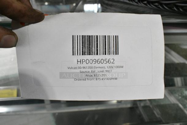 4 BRAND NEW SCRATCH AND DENT! Items Including 2 274GPPH6L2SX Noble Products Extra-Large 10-Brush Set for GP1250 Glass Genie, HP00960562 Vulcan 00-961358 Element, 120V 1000W, Black Wicker Basket. 4 Times Your Bid! - Image 6 of 6