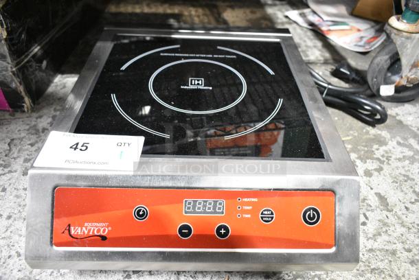 BRAND NEW SCRATCH AND DENT! 2023 Avantco 177IC3500 Stainless Steel Countertop Induction Range / Cooker. 208-240 Volts, 1 Phase. - Image 1 of 3