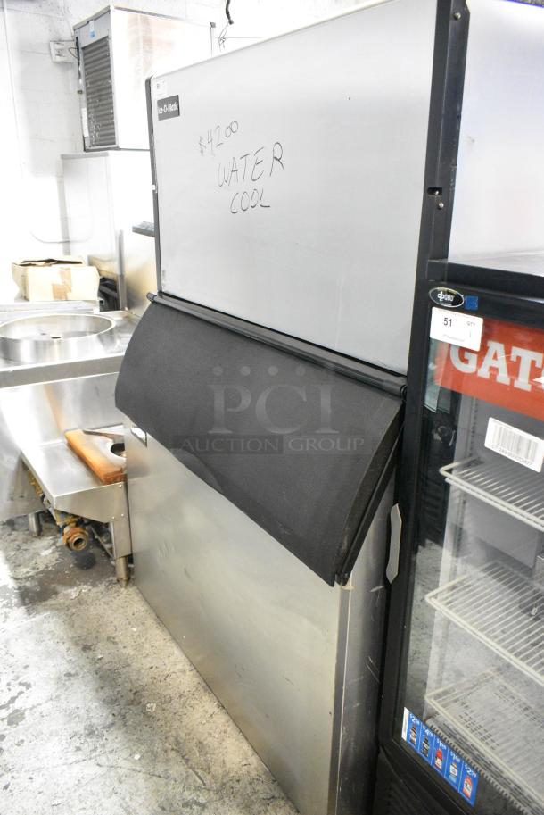2017 Ice-O-Matic ICE1406HW6 Stainless Steel Commercial Ice Head on 2018 Ice-O-Matic B110PS Stainless Steel Ice Bin. 208-230 Volts, 1 Phase. - Image 1 of 7