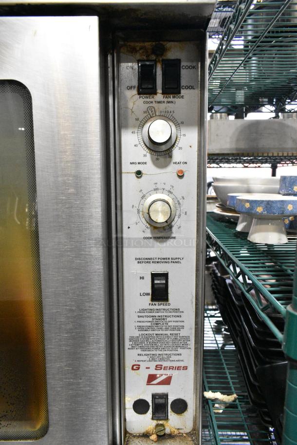 2 Southbend B Series Stainless Steel Commercial Natural Gas Powered Full Size Convection Oven w/ View Through Door, Metal Oven Racks and Thermostatic Controls on Commercial Casters. 2 Times Your Bid! - Image 4 of 9