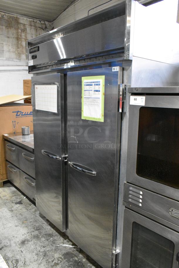 2019 Continental DL2F Stainless Steel Commercial 2 Door Reach In Freezer. 115 Volts, 1 Phase. Tested and Working! - Image 1 of 4
