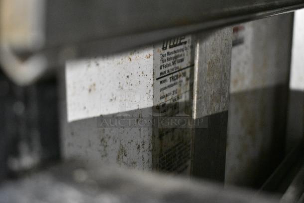 True TRCB-36 Stainless Steel Commercial 2 Drawer Chef Base on Commercial Casters. 115 Volts, 1 Phase. Tested and Powers On But Does Not Get Cold - Image 4 of 4