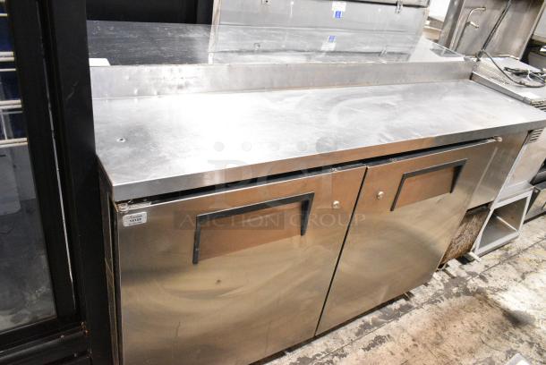 True TPP-67 Stainless Steel Commercial Pizza Prep Table on Commercial Casters. 115 Volts, 1 Phase. Tested and Working! - Image 1 of 7
