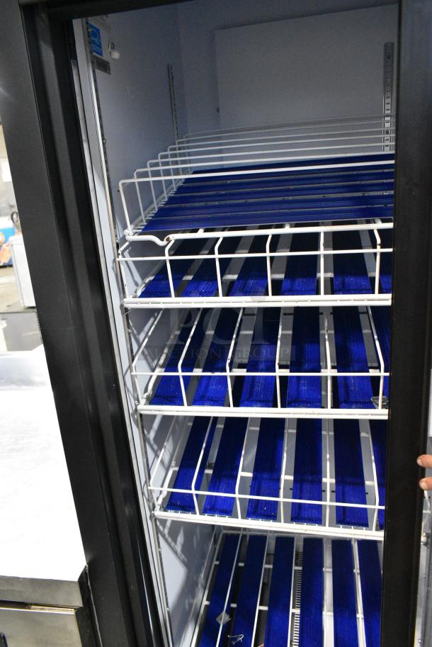 QBD CD38-HC Metal Commercial 2 Door Reach In Cooler Merchandiser w/ Poly Coated Racks. 115 Volts, 1 Phase. Tested and Powers On But Does Not Get Cold - Image 4 of 6