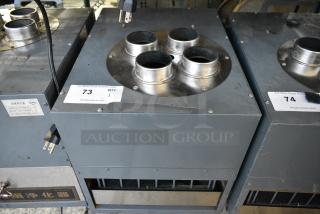 CVC JK-120 Metal Commercial Countertop Oil Smoke Purifier. 220 Volts.