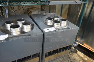 CVC JK-120 Metal Commercial Countertop Oil Smoke Purifier. 220 Volts.