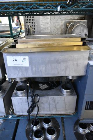 2 BSL-288X-3000 Metal Round Single Burner Induction Range in Frame. 220 Volts. 2 Times Your Bid!