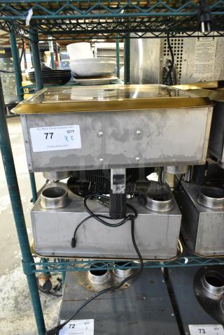 2 BSL-288X-3000 Metal Round Single Burner Induction Range in Frame. 220 Volts. 2 Times Your Bid!