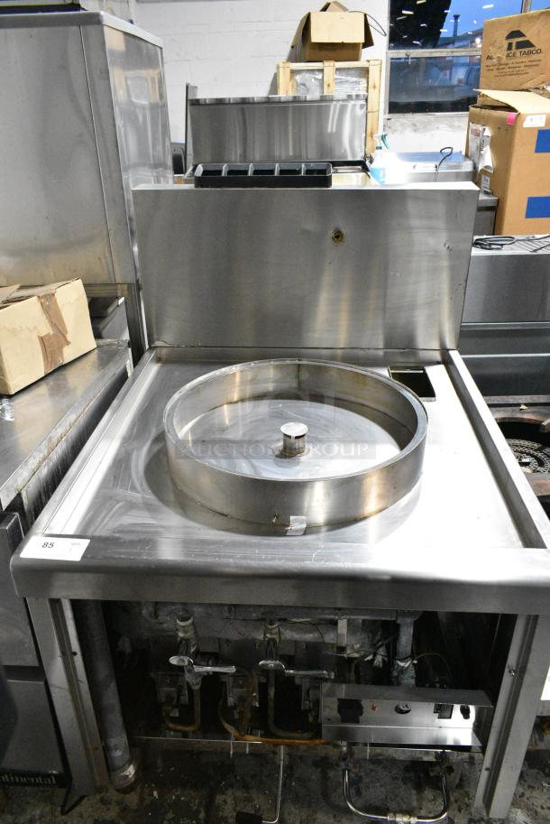 Stainless Steel Commercial Single Burner Natural Gas Powered Wok Range. - Image 1 of 5