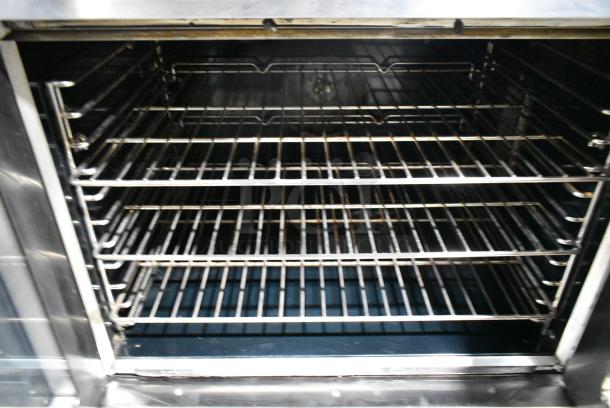 2 Southbend B-Series Stainless Steel Commercial Natural Gas Powered Full Size Convection Oven w/ View Through Doors, Metal Oven Racks and Thermostatic Controls on Commercial Casters. 2 Times Your Bid! - Image 3 of 6